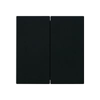 Мия Переключатель перекрестный 2кл, черный бархат, RSW10-3111-05