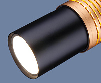 Подвесной светильник DLN001 MR16 черный матовый/золото сн/пр