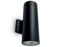 Настенный светодиодный светильник 2*10W 3000K черный IP54 DH0706