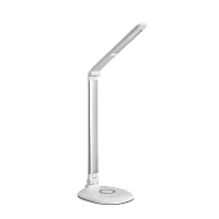 Настольная лампа UL613 белый/серебро
