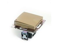 Катрин Розетка 1-ая с/з с крышкой золото GLS16-7112-08