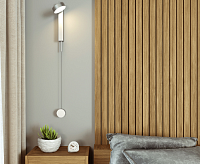 Бра 40112 LED Orco серебро сн/пр