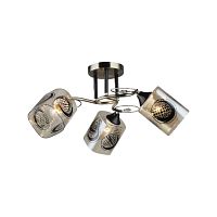 Люстра 1715/3 AB+BK