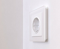 Веркель Рамка на 1 пост (белый Acrylic) W0012701