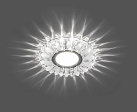 Светильник с подсветкой GU5.3 MR16 CD914 прозрачный матовый сн/пр