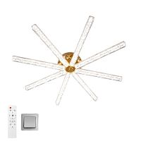 Люстра светодиодная "ARCADIA" 160W 8I-IRC-660x90-GOLD/CLEAR-220-IP20