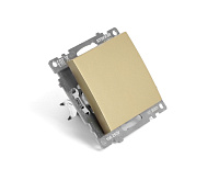 Катрин Переключатель перекрестный1-кл золото GLS10-7110-08