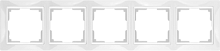 Веркель Рамка на 5 постов (белый, basic) WL03-Frame-05
