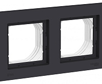 AtlasDesign Aqua Карбон Рамка 2-ая IP44 ATN441002