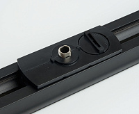 Коннектор для подвесных трековых светильников, черный LD1015