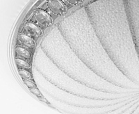 Накладной светильник "CASABLANCA" CHROME 100W R-600-WHITE-220-IP20