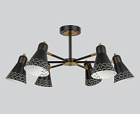 Люстра 70100/6 черный сн/пр