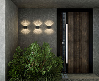 Настенный светодиодный светильник Sole 35149/D, черный