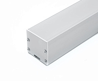 Профиль алюм накладной серебро CAB256