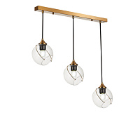 Подвесной светильник SLE103103-03 золото/прозрачный