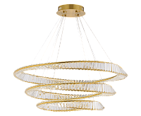 Люстра светодиодная D2057-DW-6+8BRASS