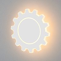 Бра MRL 1100 Gear L LED белый сн/пр