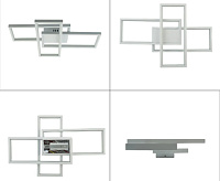 Люстра светодиодная "SVEN" 65W 3S-500x360x80-WHITE/WHITE-220-IP20