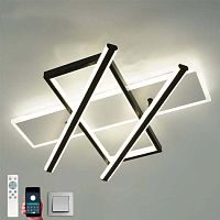 Люстра светодиодная "PALLA" 110W 3S-APP-500x460x80--WHITE/BLACK/CLEAR-220V-IP20