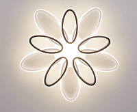 Люстра светодиодная 90137/10 белый/черный