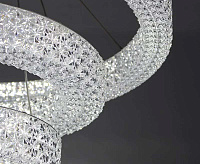 Люстра светодиодная "AKRILIKA" 120W 3R-APP-600-CHROME/CLEAR-220-IP20 