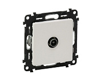 Valena LIFE Розетка TV 0-2400 мГц с лиц панелью бел 753451