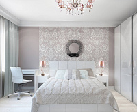 Настольная лампа 01059/1 сатин-никель/прозрачный хрусталь