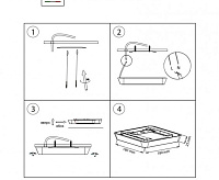 Светильник URBANO SQ 20W 4000K IP65 ЧЕРНЫЙ 216874 
