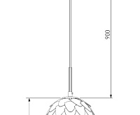 Подвесной светильник 304/1 сн/пр