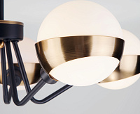 Люстра 70093/5 черный сн/пр