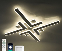 Люстра светодиодная "ALCOR" 120W 4L-APP-820*820*45 WHITE/WHITE -220-IP20