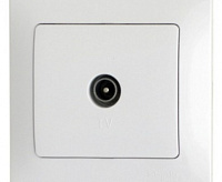 GLOSSA Розетка TV белая GSL000191