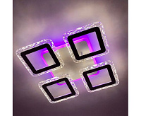 Люстра светодиодная "TETRA ICE" RGB 50W+20W 5S-APP-390X86-WHITE/CLEAR-220-IP20