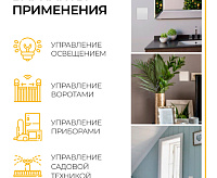 Выключатель дистанционный 230V 500W 1-кл с контроллером LD100, ТМ181