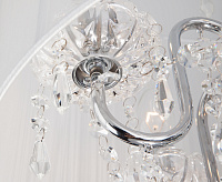 Люстра металл 2045/5 хром/белый