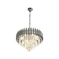 Люстра SANDRA 8хE14-480x905-CHROME/CRYSTAL-220-IP20
