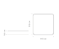 Накладной светильник PPB Scandic-S 24w 4000K GR/W IP20 с деревянной планкой