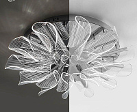 Люстра светодиодная "LUMIERA" 60W R-550*100-RC- CHROME/CHROME/CLEAR-220-IP20