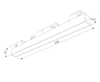 Slim Magnetic Умный трековый светильник 20W 2700-6500K Dim L02 чёрный