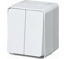 AtlasDesign Profi54 Белый Выключатель 2-кл IP54 ATN540151 сн/пр