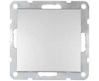LK60 Переключатель1-кл на 2 направления серебристый металлик 860303