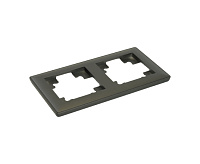 Катрин Рамка 2-ая пластик графит PFR00-7002-06