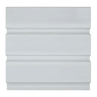 Панели 3D RAIL EAST из вспененного полистирола Айсберг 2700х120х12 мм Белая