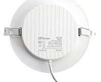 Светильник встраиваемый PPL-R 24W 4000K белый (круг) AL528 /Feron.ONE