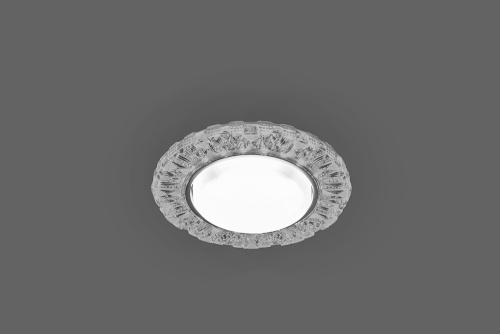 Светильник с подсветкой GX53 CD4023 15W 4000К прозрачный хром Светильник с подсветкой GX53 CD4023 15W 4000К прозрачный хром