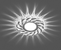 Светильник с подсветкой GU5.3 MR16 CD935 прозрачный, хром сн/пр