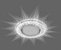 Светильник с подсветкой GX53 CD4021 15W 4000К прозрачный хром