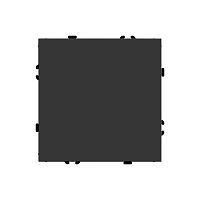 Эмили Выключатель 1кл, черный уголь ,RSW10-5103-05