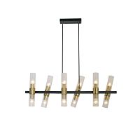 Люстра 74785/12L BLACK+COPPER