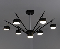 Люстра "ATENA" 7xGX53 R-750x350-BLACK/CHROME -220-IP20